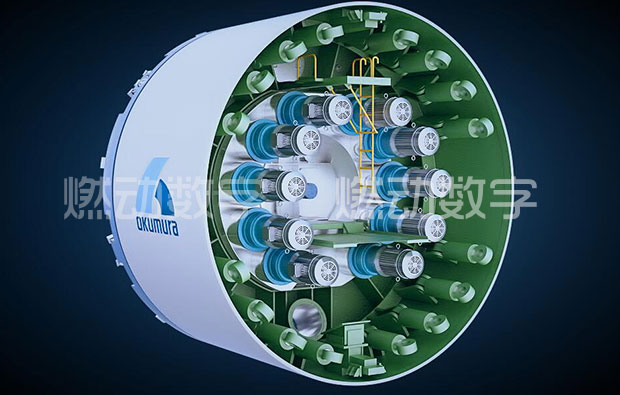 日本奧村機械盾構(gòu)機原理及安裝三維仿真演示動畫